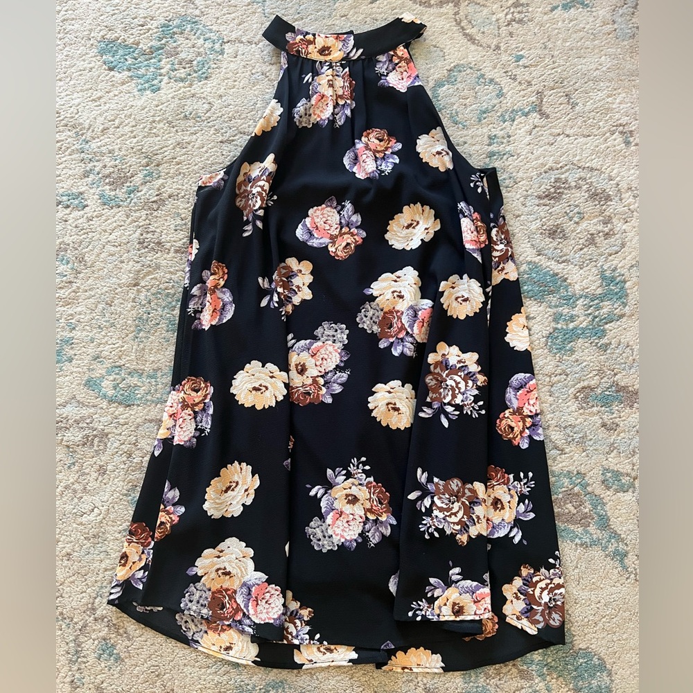 Black Floral Dress